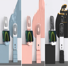 Mini Portable Neck & Hand Fan, USB Rechargeable