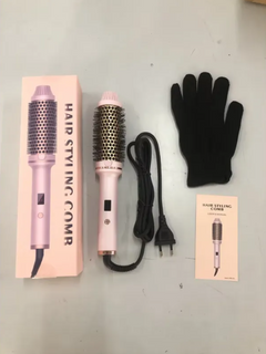 Multifunctional Portable Hair Curler & Straightening Comb