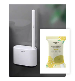 Disposable Toilet Brush with Cleaning Liquid (One Set)