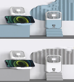 Mini Portable Neck & Hand Fan, USB Rechargeable