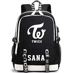 KPOP Twice Large USB Charging Travel Backpack Collection