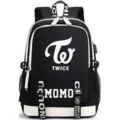 KPOP Twice Large USB Charging Travel Backpack Collection
