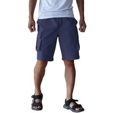 Plus Size Stretch Casual Overalls Shorts for Men